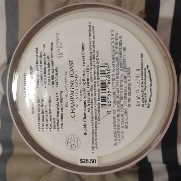 Bath and Body works champagne toast - Picture 2 of 2